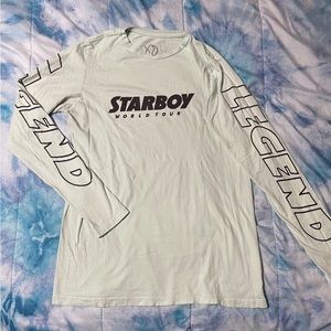 XO Brand The Weeknd ! Medium Teal long sleeve.